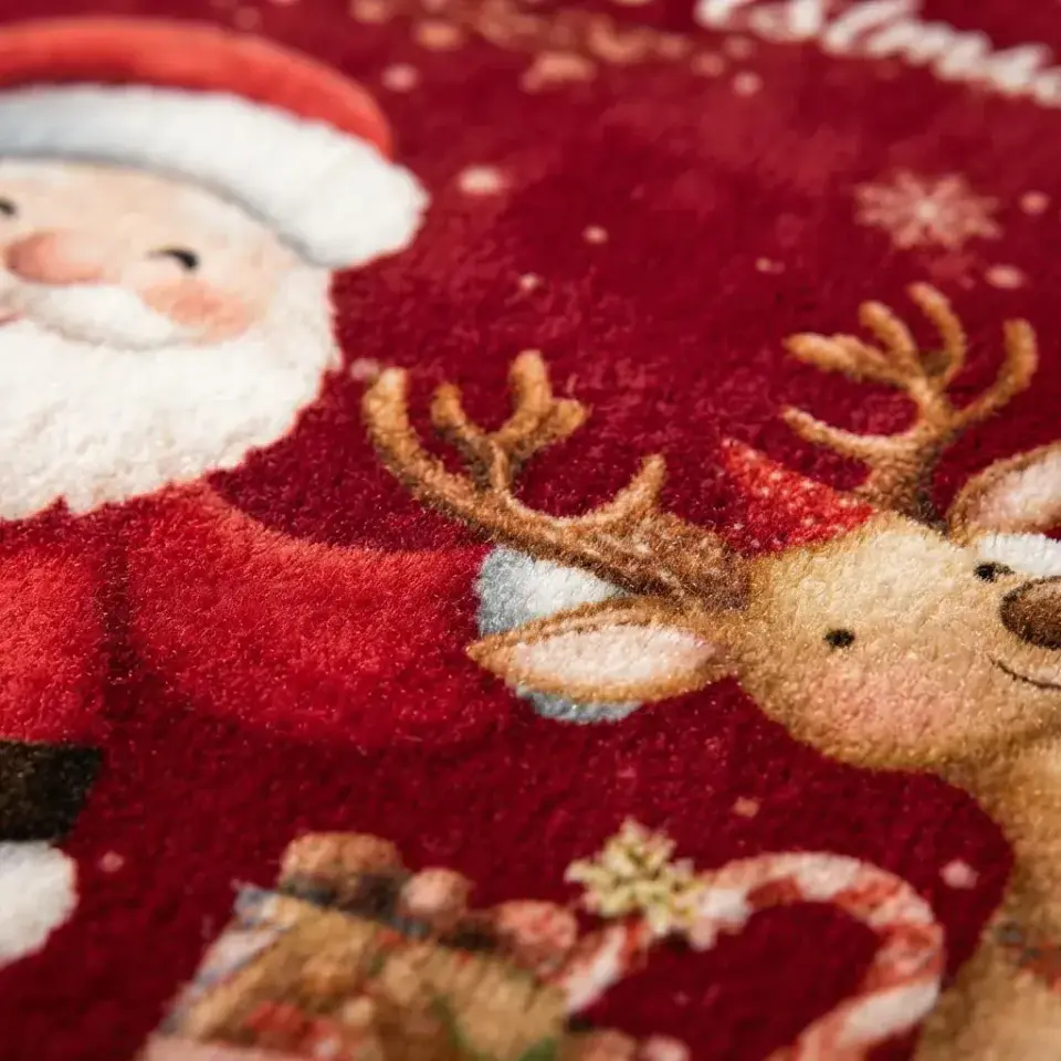 Alfombra Tapete Pasillera Decorativa De Navidad 40x60cm 3