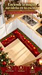 Set 2 Alfombras Navidad Para Cocina Baño Y Entrada - Miniatura 3