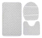 Juego De Baño Set De 4 Piezas Alfombras Cortinas Accesorios - Miniatura 5