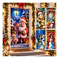 Funda Navidad Para Puerta Decoración Varios Modelos - Miniatura 4