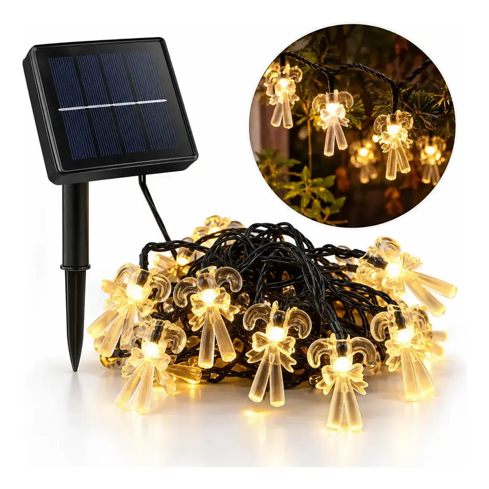 Luces Solares Led Cálidas Bastones Decorativos Para Jardines 1
