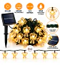 Luces Solares Led Cálidas Bastones Decorativos Para Jardines - Miniatura 3