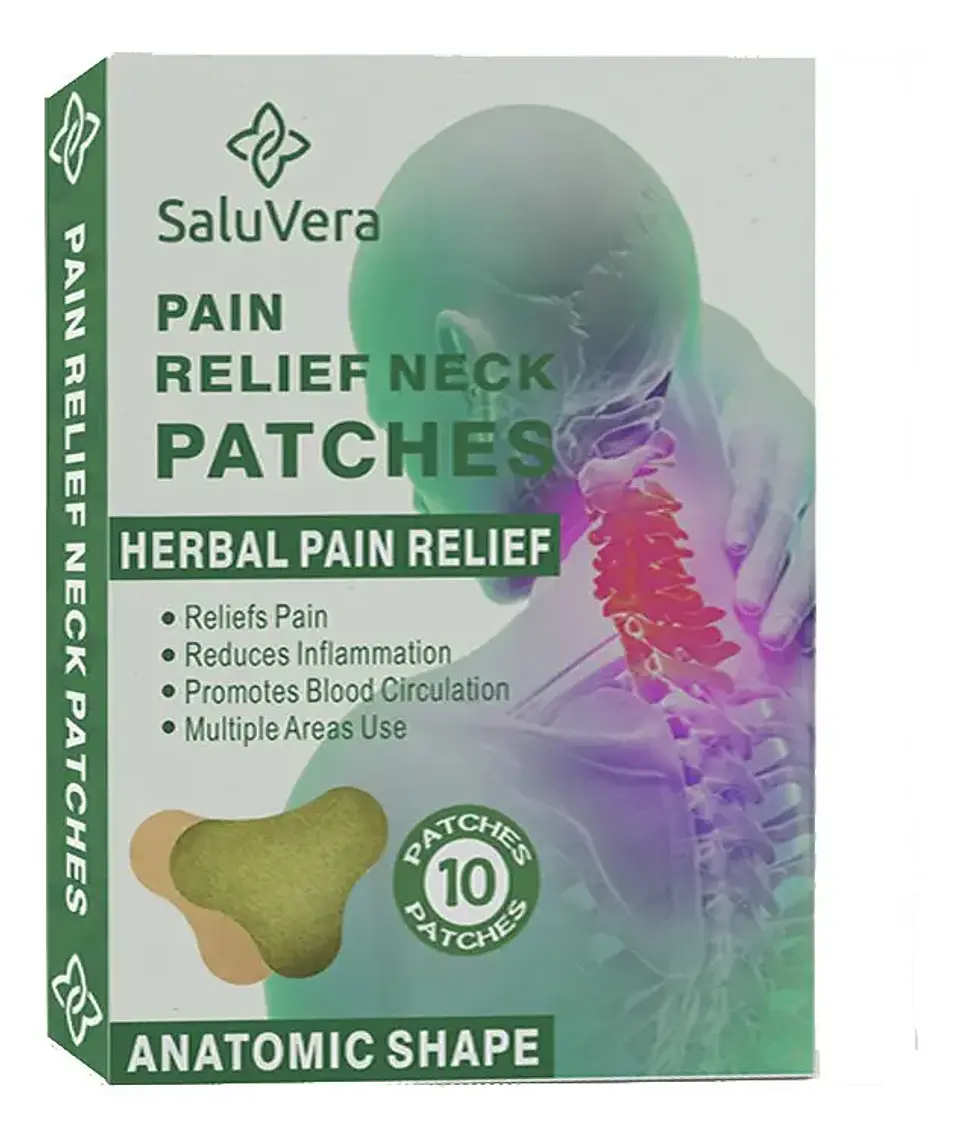 10 Parches Para Dolor Cervical / Muscular. Forma Anatomica 1