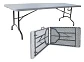 Mesa Plegable Blanca 180 Cm - Miniatura 3