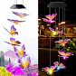 Campana de Viento Solar LED Mariposa Multicolor para Jardín - Miniatura 2