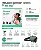 Masajeador Cuello Y Hombros Shiatsu Con Calor Recargable Verde Musgo - Miniatura 5