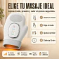 Masajeador Mano Muñeca Con Calor Guante Eléctrico Portátil Gris - Miniatura 4