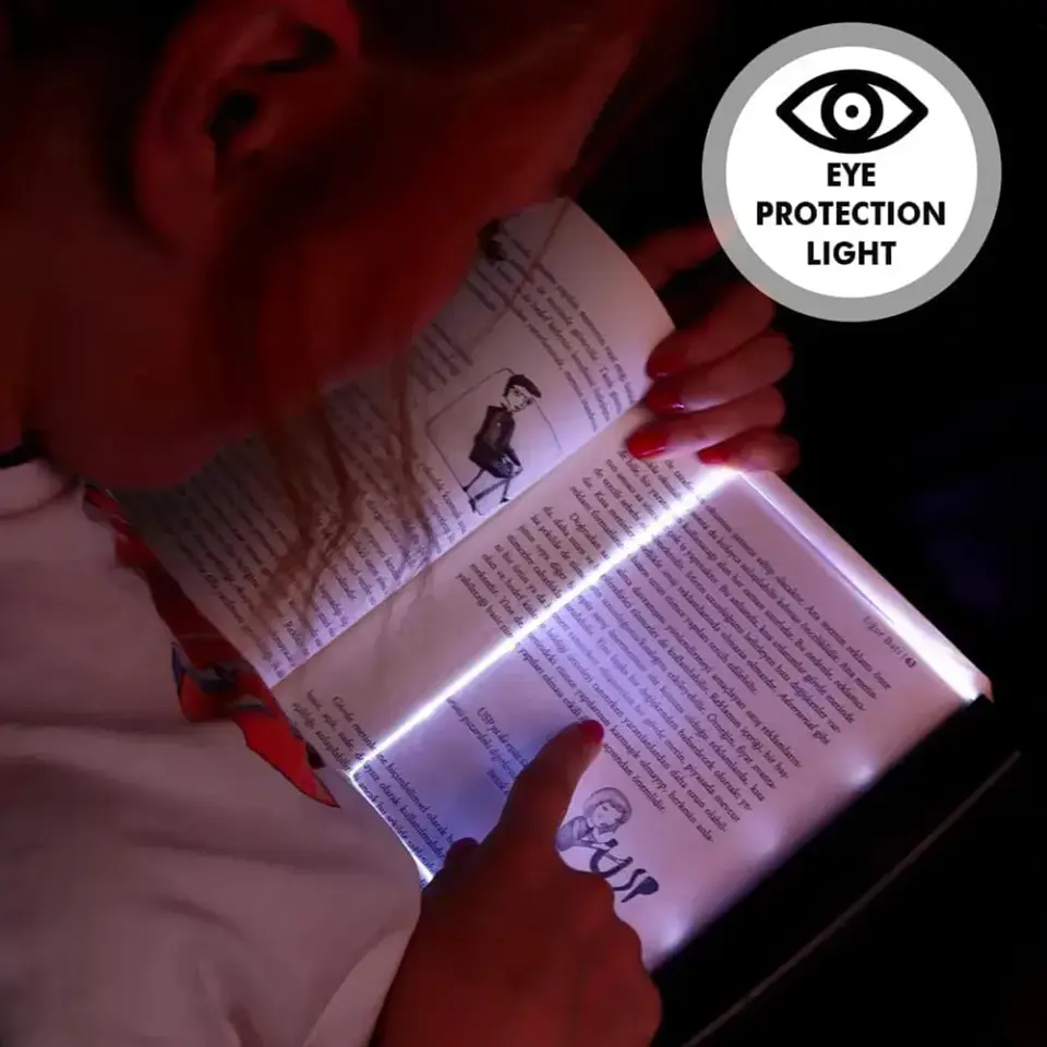 Lámpara Led De Lectura Con Panel Plano Y Visión Nocturna 2