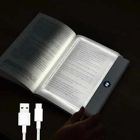 Lámpara Led De Lectura Con Panel Plano Y Visión Nocturna