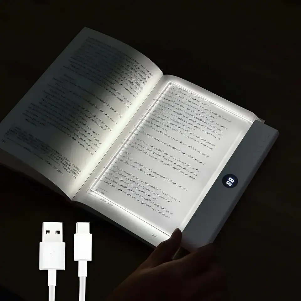 Lámparas Led Lectura Lamparas Escritorio Lampara Libro Panel Estructura Negro 1