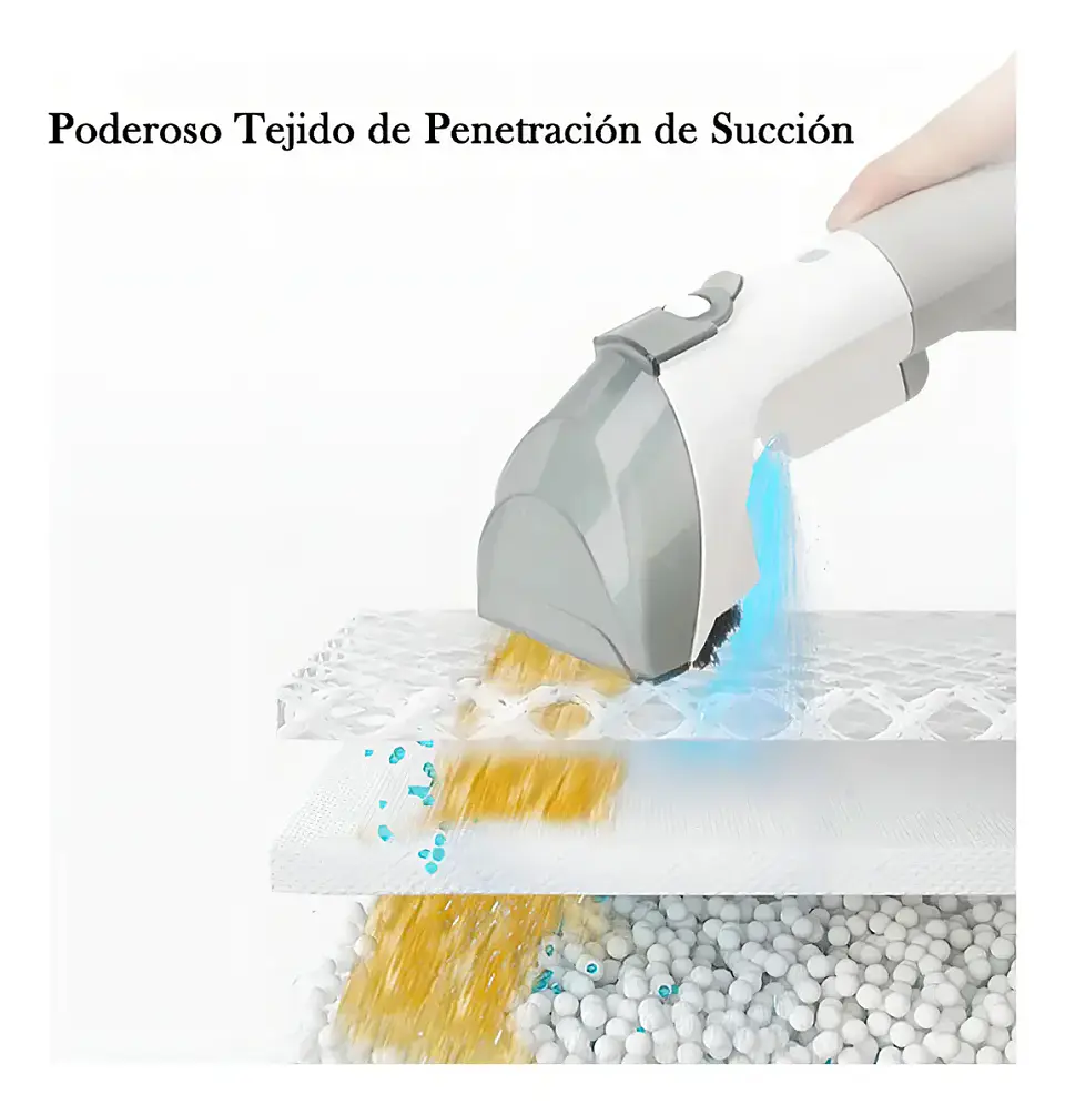 Aspiradora lava alfombra tapicería de inyección succión 550w 1.8L con 6 conectores intercambiables 4
