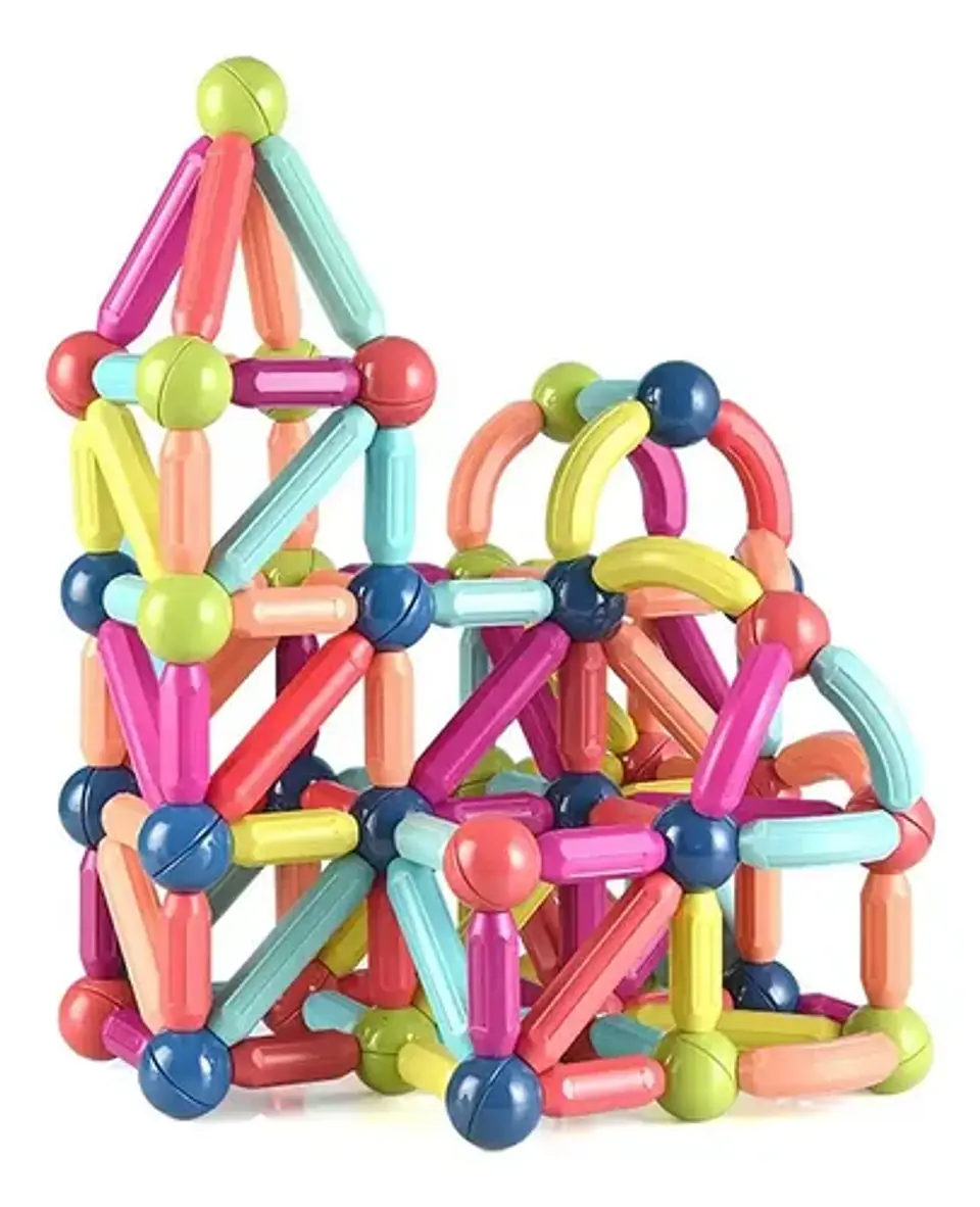Juego De Bloques Magnéticos 48 Piezas 2