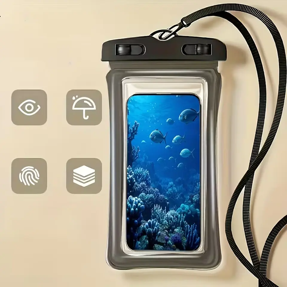 Funda Protectora Impermeable para Celular Universal con Correa 4.4 Calificación 4.4 de 5. 16 opiniones. (16) 1