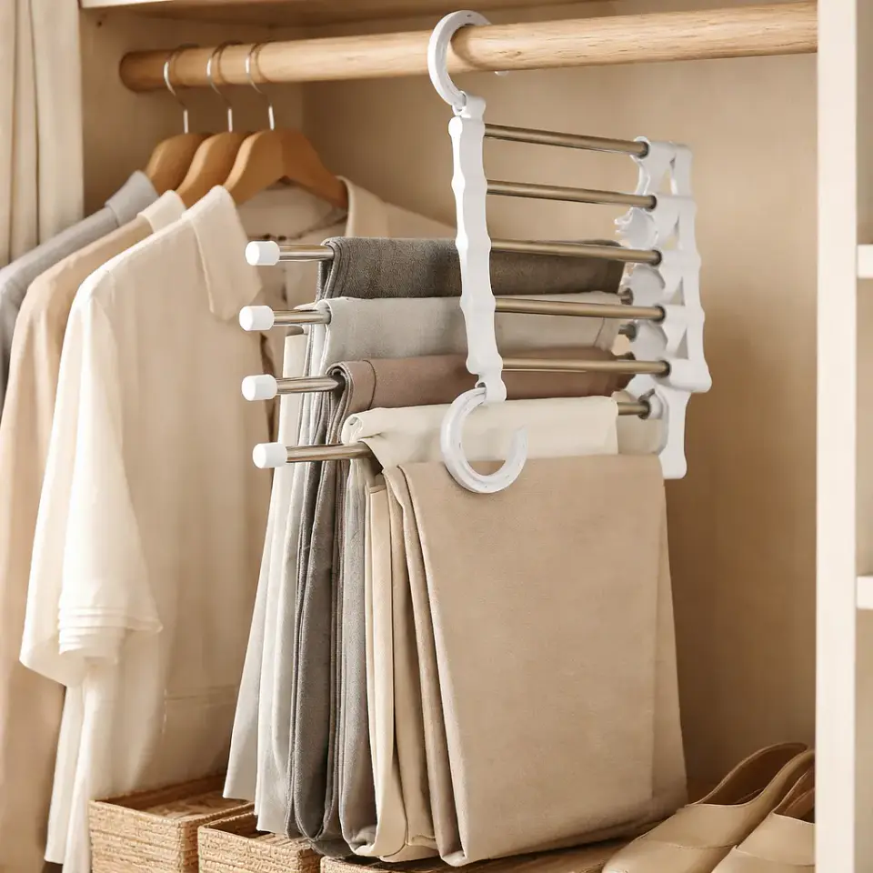Percheros Colgador Mágico Multicapa Plegable 5
