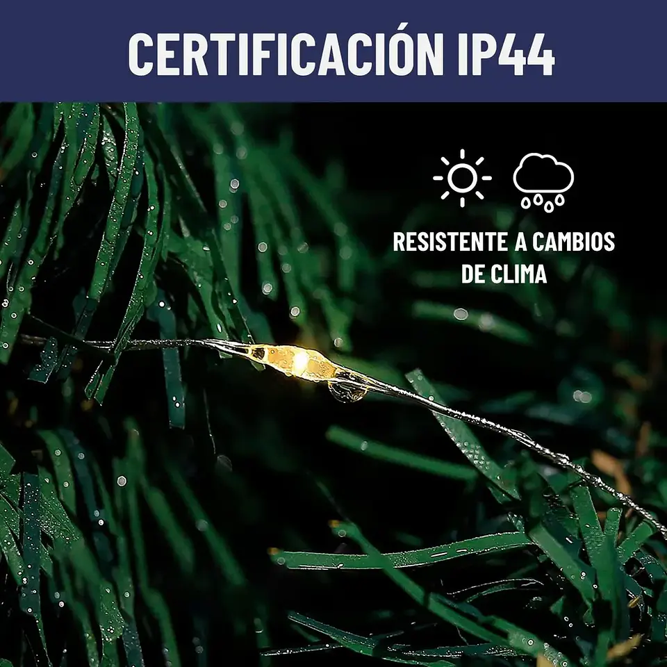 Guirnalda Solar Alambre Hada Maxwell Led Navidad Set X2 UNDS 2
