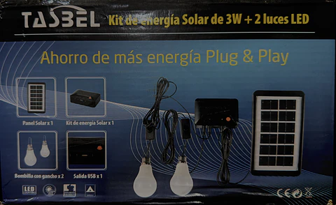 Kit de Energía Solar de 3W