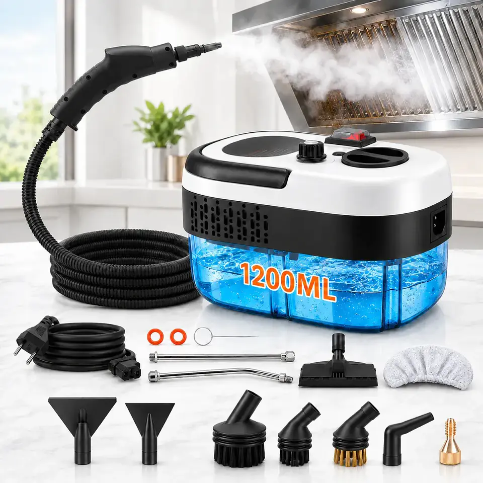 Limpiador A Vapor Portátil De 2500 W Multifuncional 1.2l 6