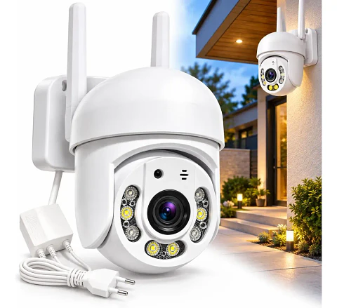 Cámara Exterior Seguridad Wifi Ptz Yoosee Con Visión Nocturn