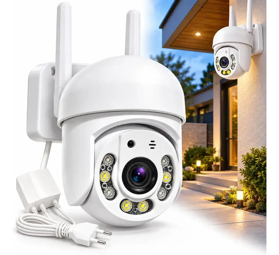 Cámara Exterior Seguridad Wifi Ptz Yoosee Con Visión Nocturn 1