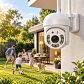 Cámara Exterior Seguridad Wifi Ptz Yoosee Con Visión Nocturn - Miniatura 3