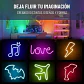 Tira de Luz Led Neón Rgb Bluetooth 5 M Con Control Y App Brillo - Miniatura 6