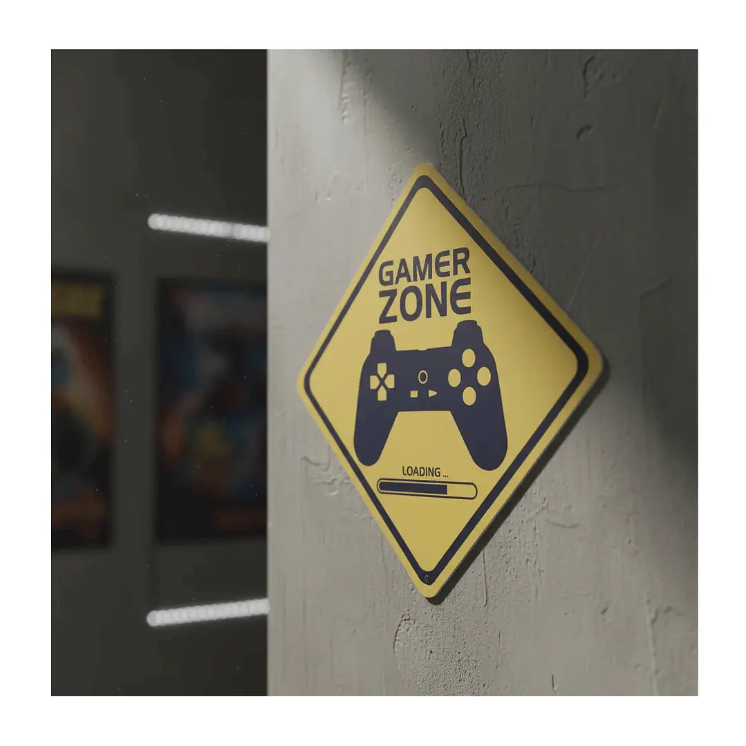 letrero zona gamer 3