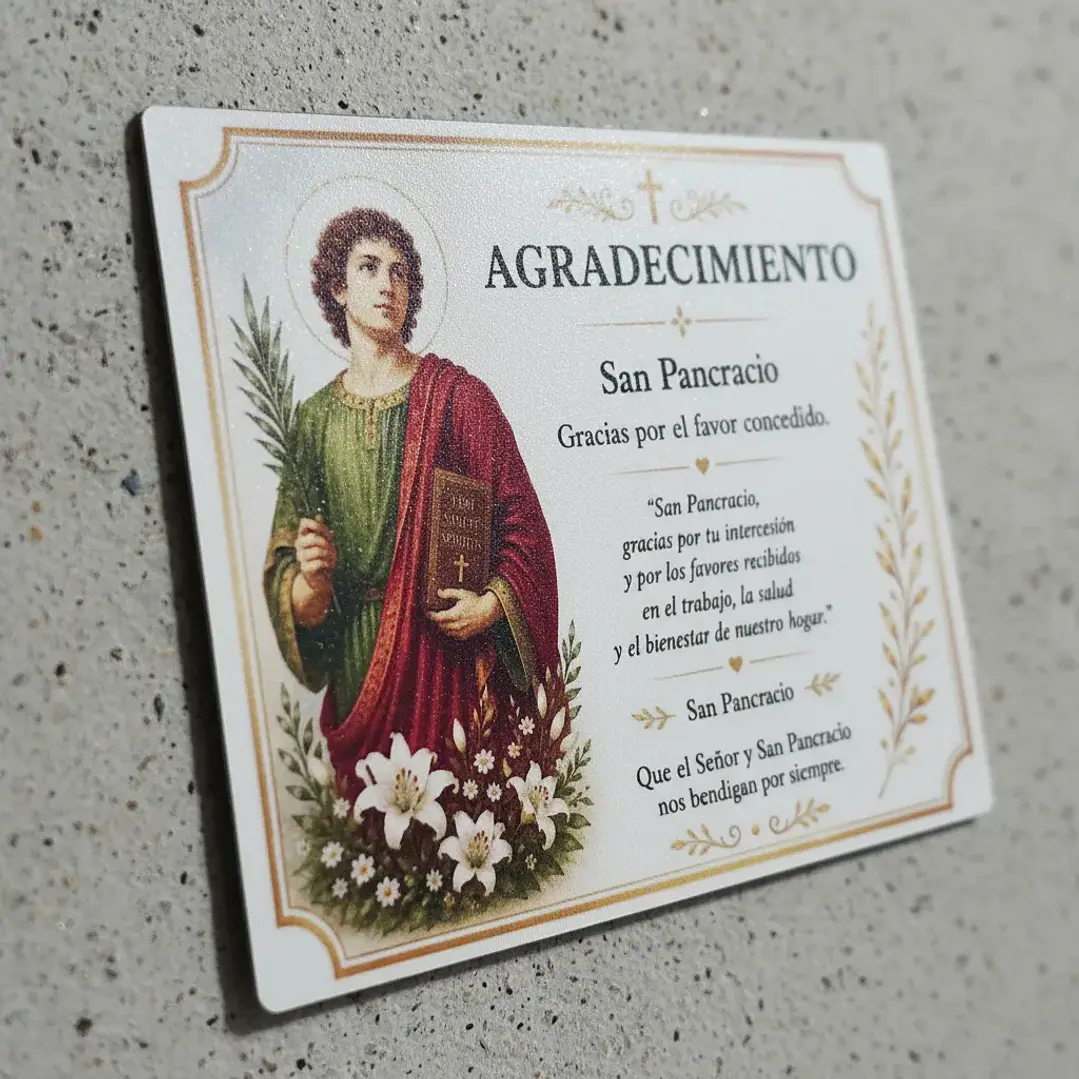 Placa de Agradecimiento a Santos 4