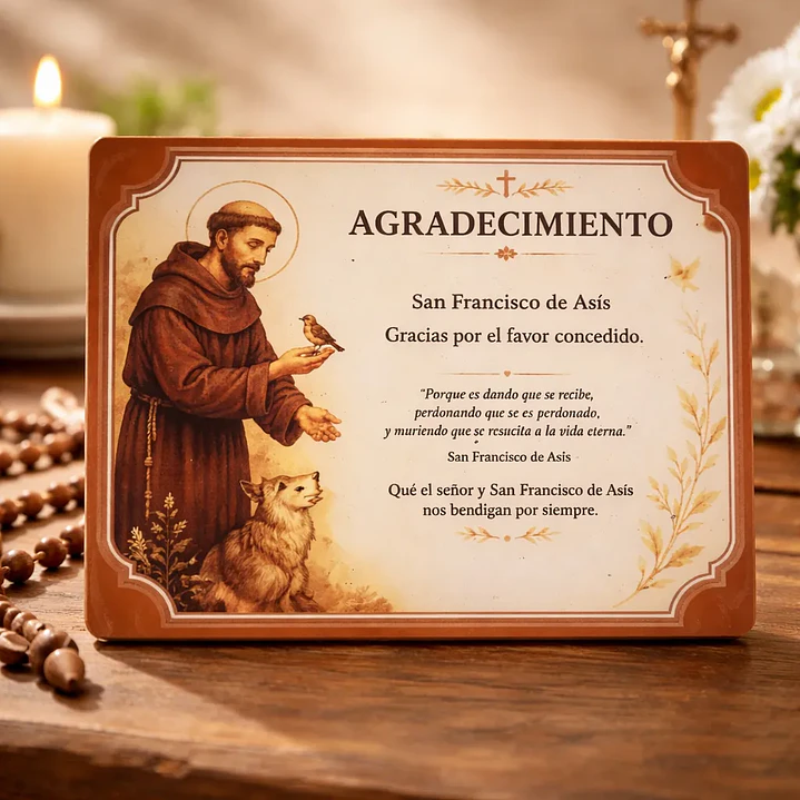 Placa de Agradecimiento a Santos 3