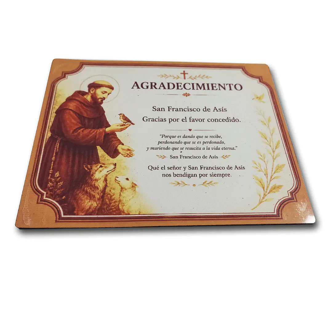 Placa de Agradecimiento a Santos 2