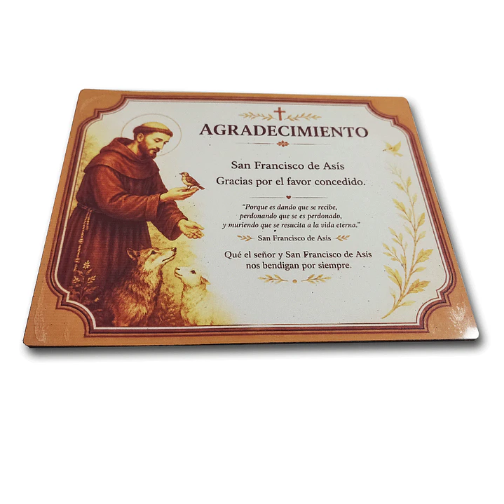 Placa de Agradecimiento a Santos 2