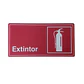 Letrero Señalética De Seguridad Para Extintor Rojo - Miniatura 1
