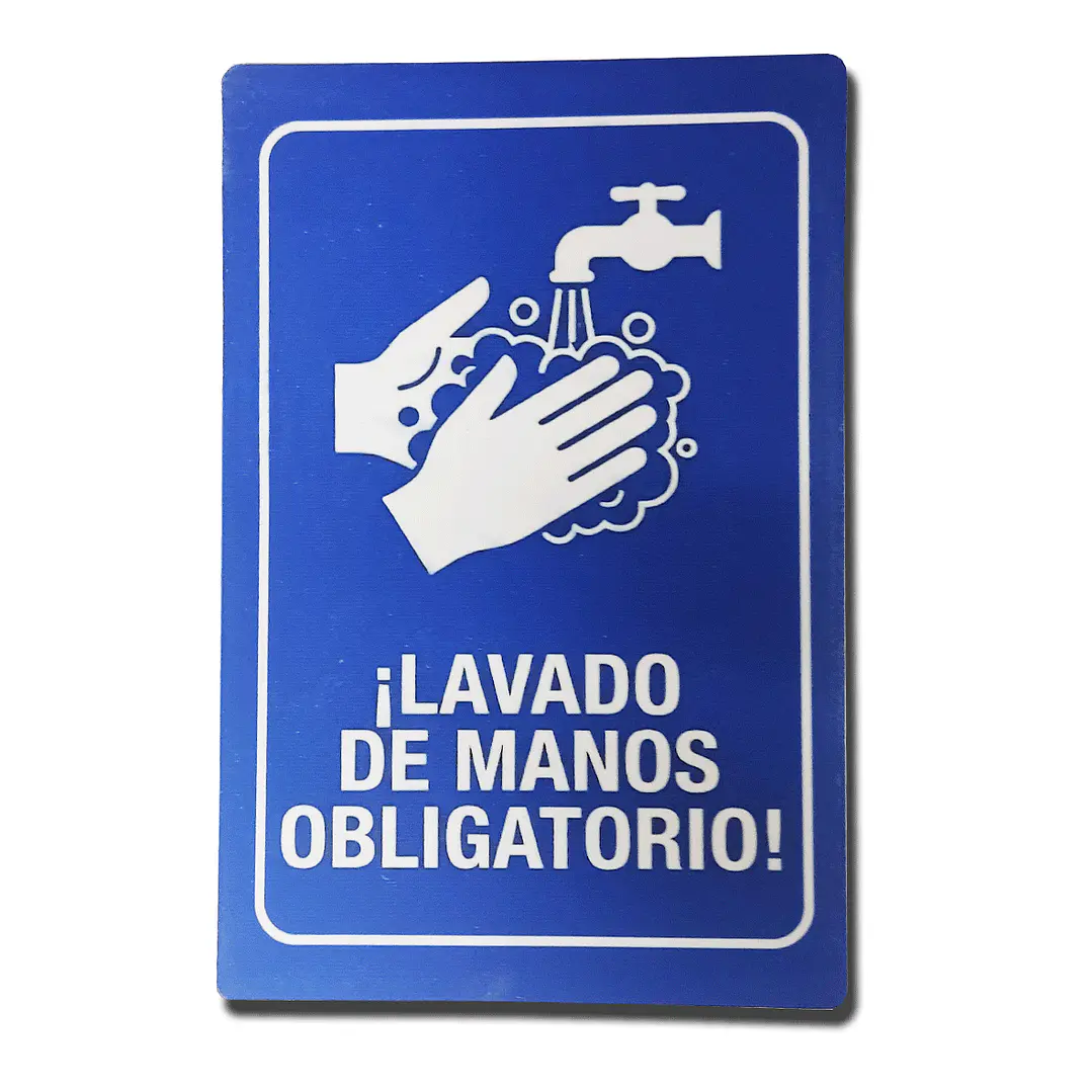 Señalética Lavado de Manos Obligatorio 1