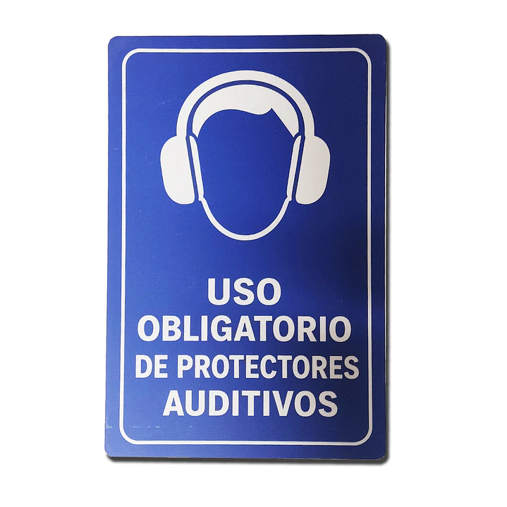 Señalética Uso Obligatorio de Protectores Auditivos 1