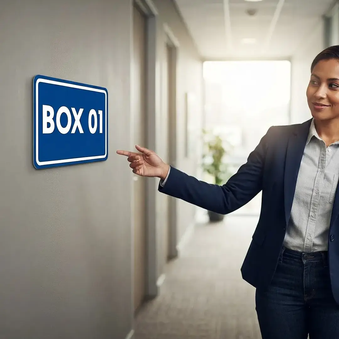 señaletica Box para centros medicos 2