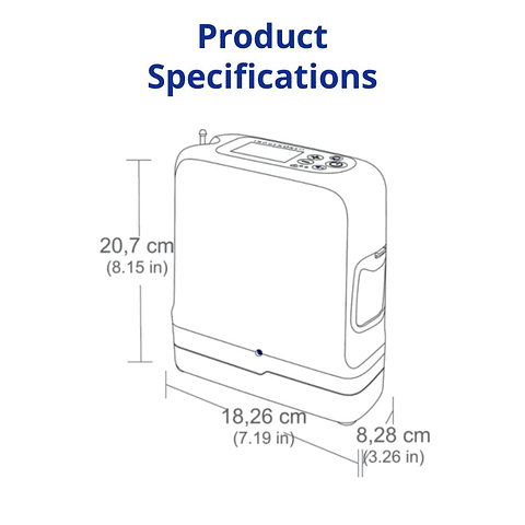 Concentrador de oxigeno portátil Inogen One G5