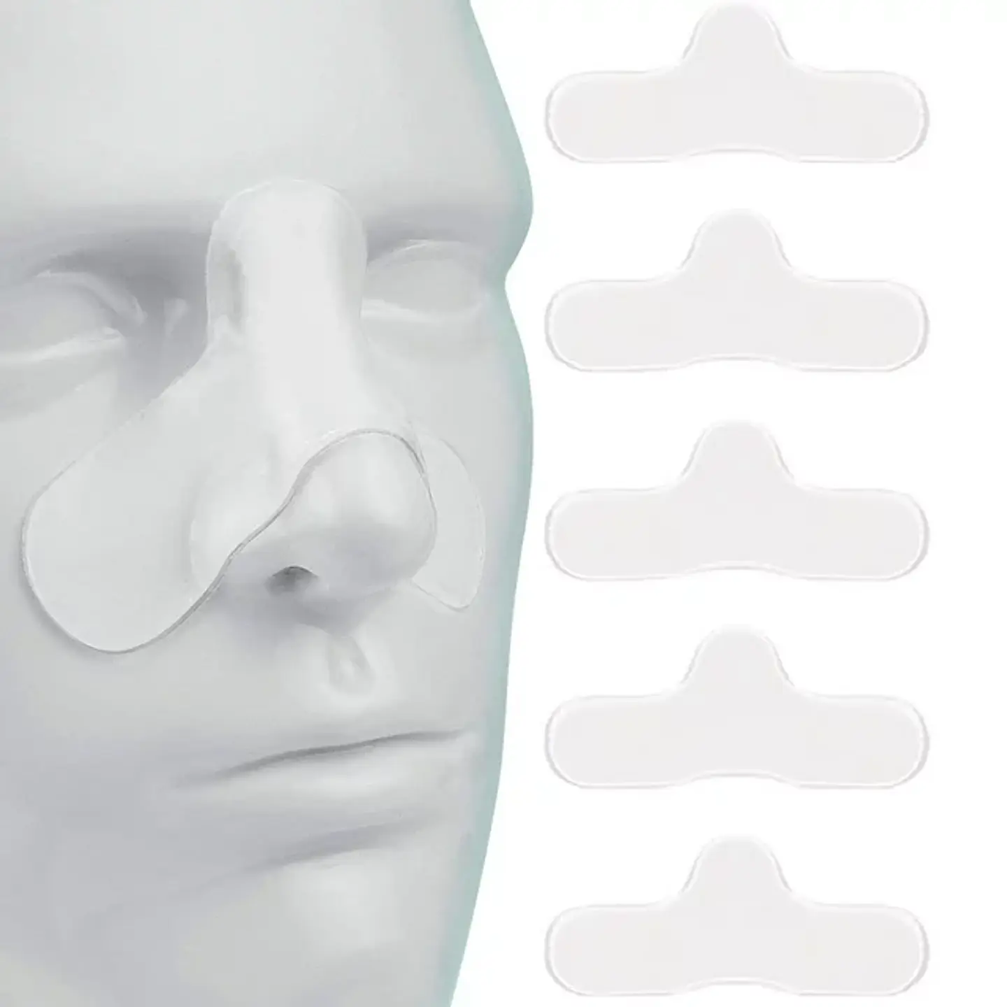 Almohadillas nasales CPAP Cojín anti-indentación, reutilizables y universales 1