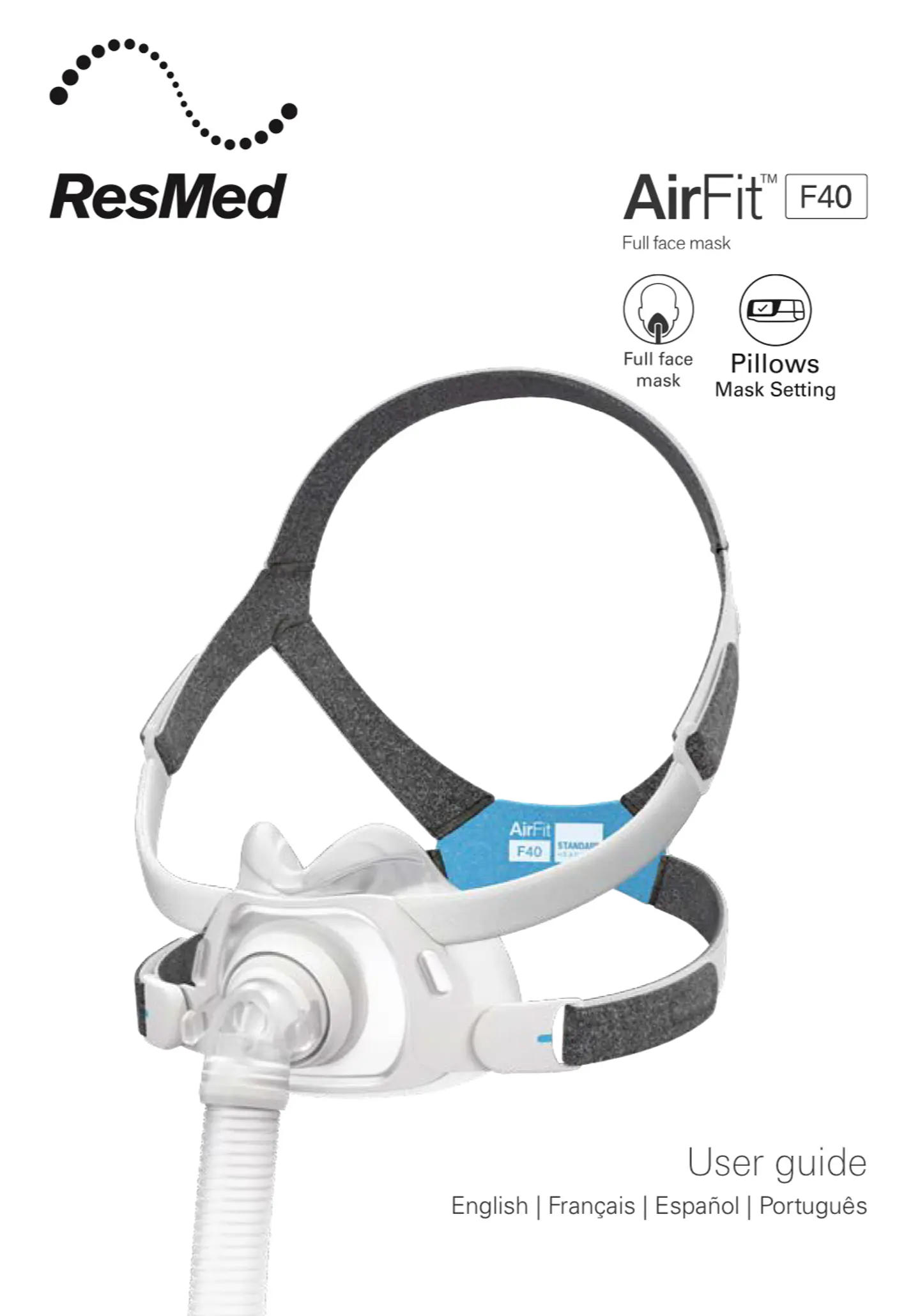 Máscara Oronasal Airfit F40  3