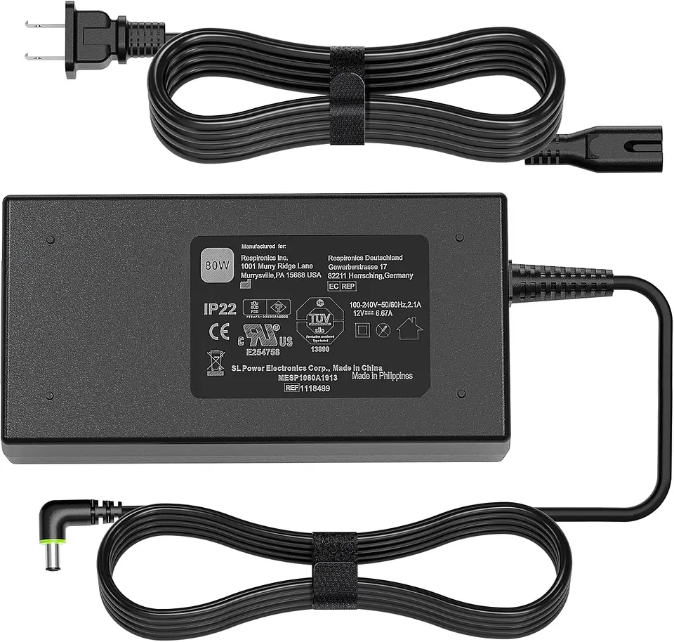 Fuente de alimentación Philips DreamStation - 80W + cable de alimentación para CPAP 2