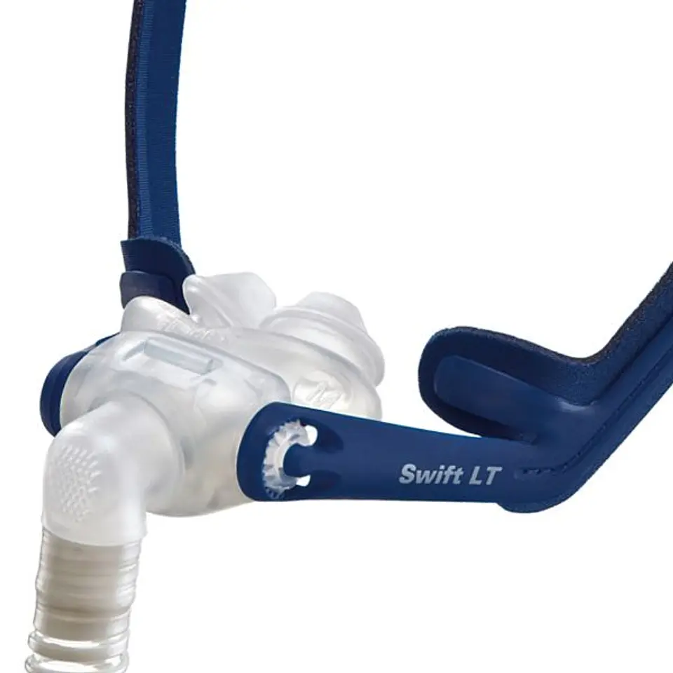 Mascara nasal Resmed Swift LT | CPAP | Almohadillas de doble pared  | Paquete FITPACK  2