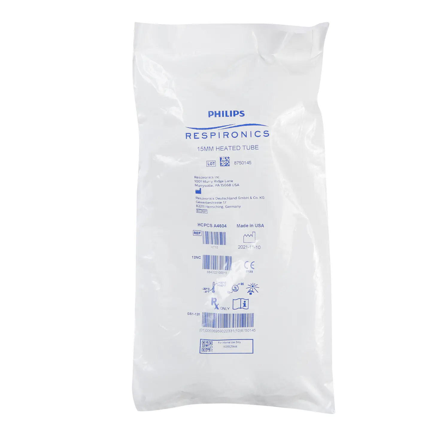 TUBO CLIMATICO PARA MAQUINAS CPAP Y BIPAP PHILIPS RESPIRONICS 4