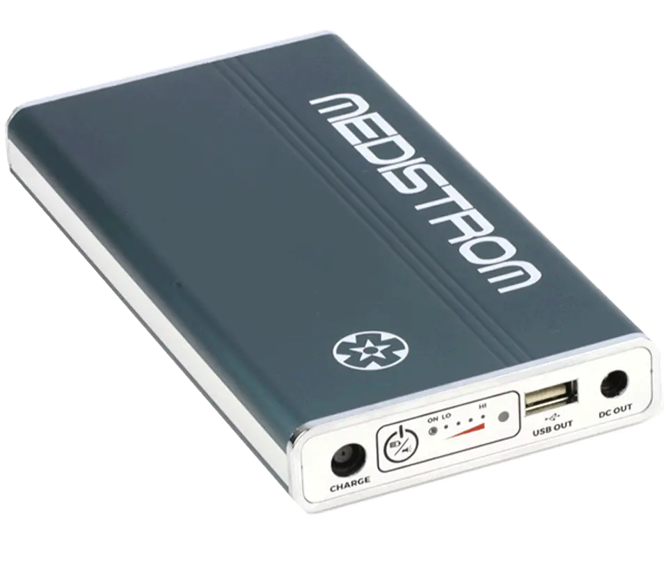 Batería y fuente de alimentación de respaldo Medistrom™ Pilot-24 Lite para dispositivos CPAP/BIPAP de 24 V. 1