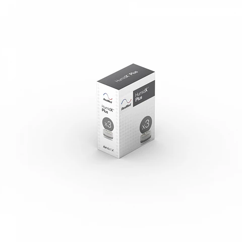 Filtros humidificadores ResMed AirMini HumidX Plus para mascarillas AirFit y AirTouch N20, N30 y P10.