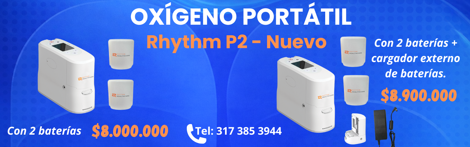 Concentradores de Oxígeno Portátiles | Nuevos y Usados