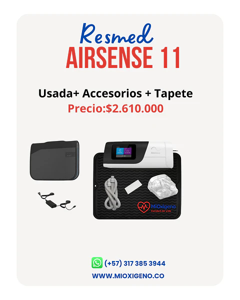 Cpap ResMed AirSense 11 autoset USADA Obsequio! Tapete Cpap 🎁