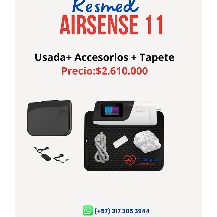 Cpap ResMed AirSense 11 autoset USADA Obsequio! Tapete Cpap 🎁 1