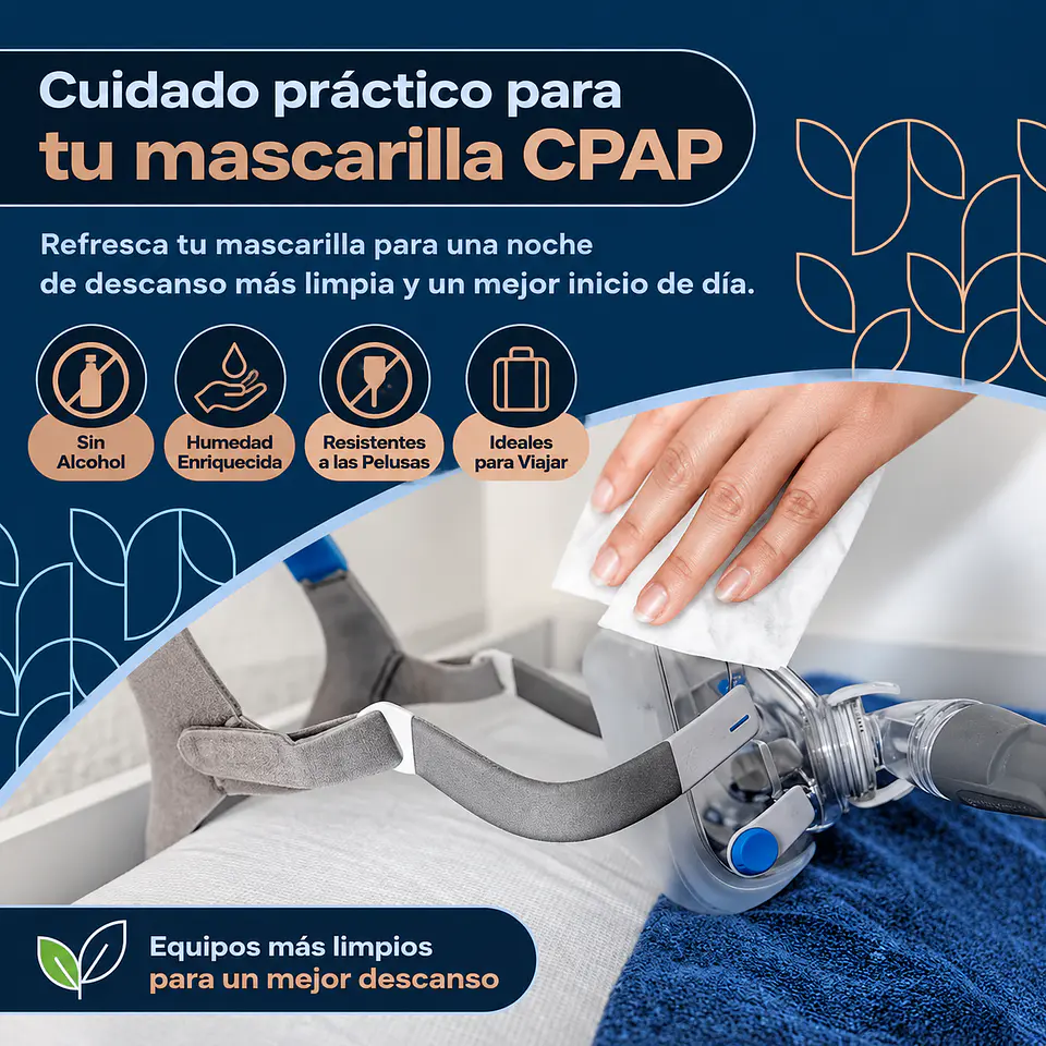 Toallitas Húmedas para Limpieza de CPAP 2