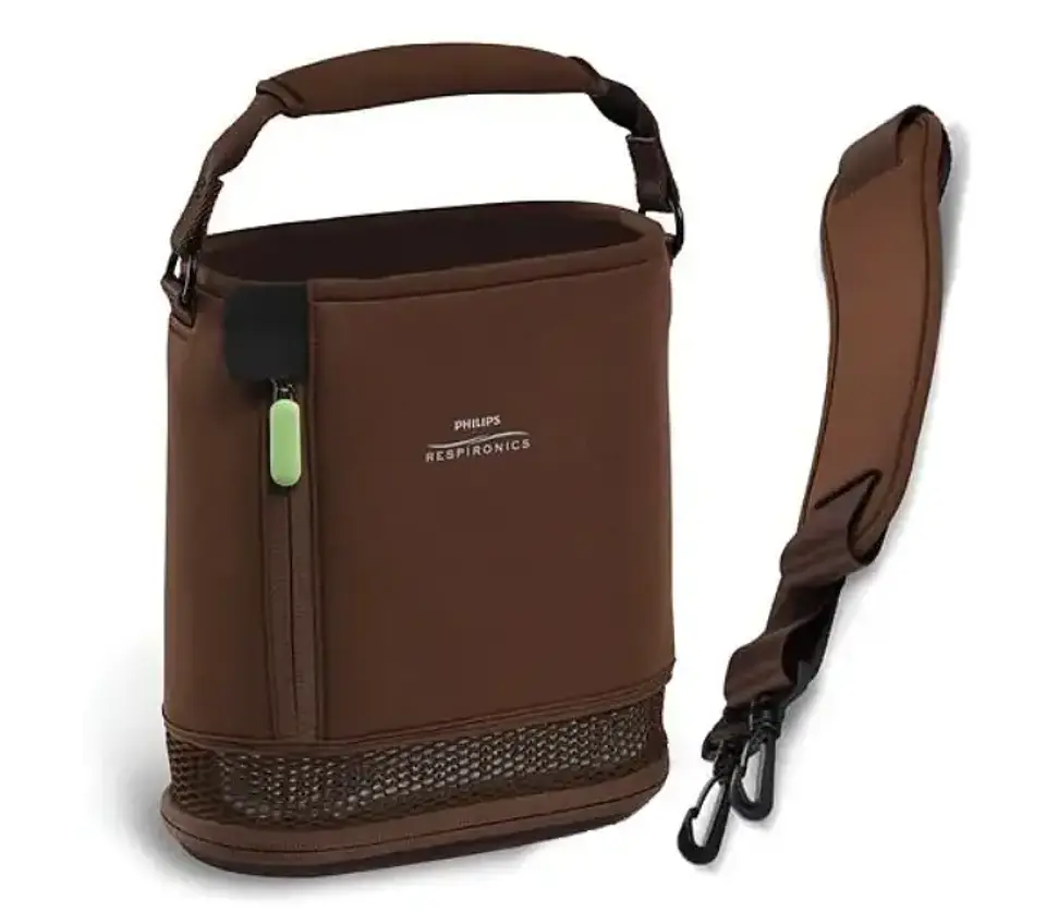 Bolso de transporte y correa Philips Respironics para SimplyGo mini 1