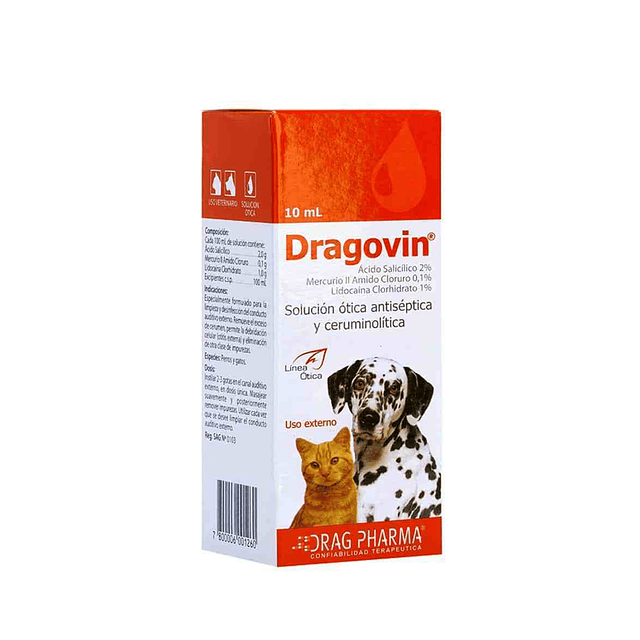 Dragovin Solución Ótica 10 ml