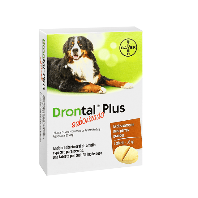 Drontal Plus Antiparasitario 2 Comprimidos