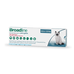 Broadline Pipeta Para Gatos de 0,6 A 2,5 kg